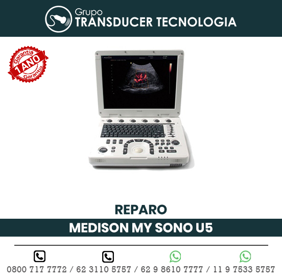 REPARO ULTRASSOM PORTATIL MEDISON MY SONO U5