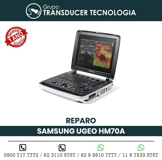 REPARO ULTRASSOM PORTATIL SAMSUNG UGEO HM70A