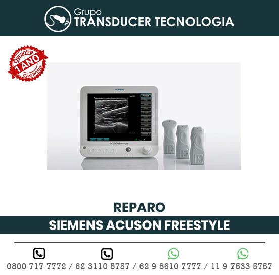 REPARO ULTRASSOM PORTATIL SIEMENS ACUSON FREESTYLE