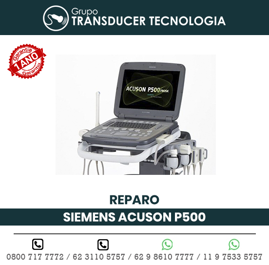 REPARO ULTRASSOM PORTATIL SIEMENS ACUSON P500