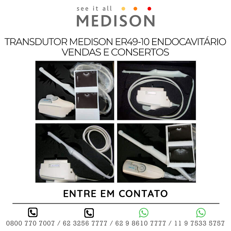 TRANSDUTOR MEDISON ER 49 10ED ENDOCAVITÁRIO - VENDAS E CONSERTOS