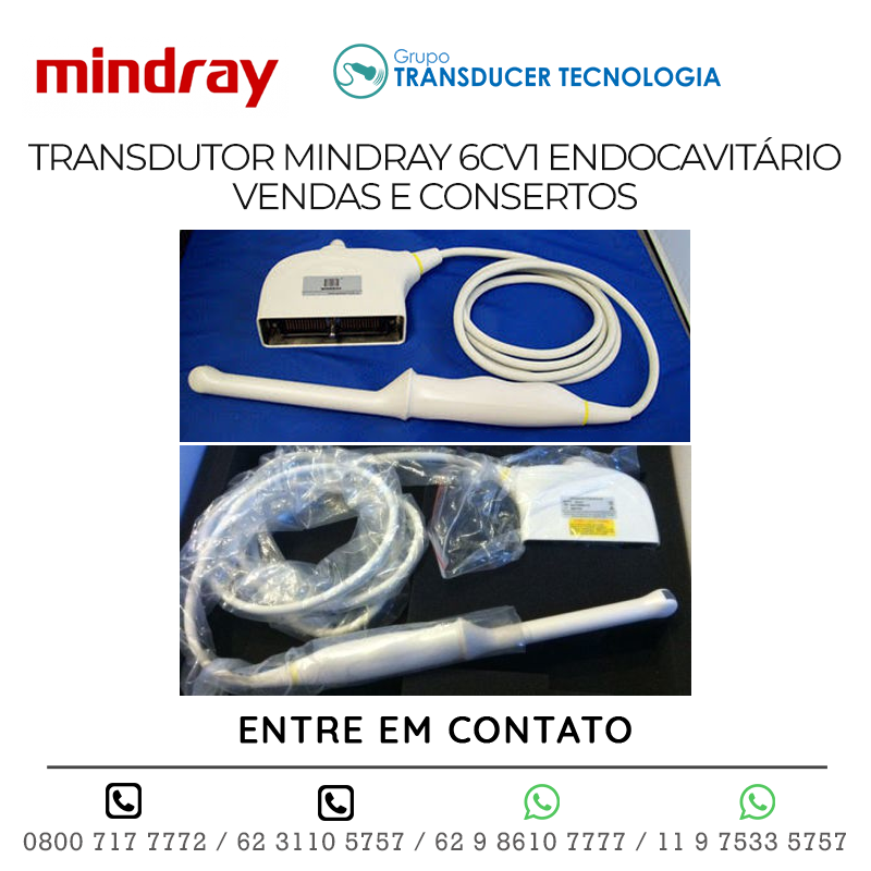 TRANSDUTOR MINDRAY 6CV1 ENDOCAVITÁRIO - VENDAS E CONSERTOS