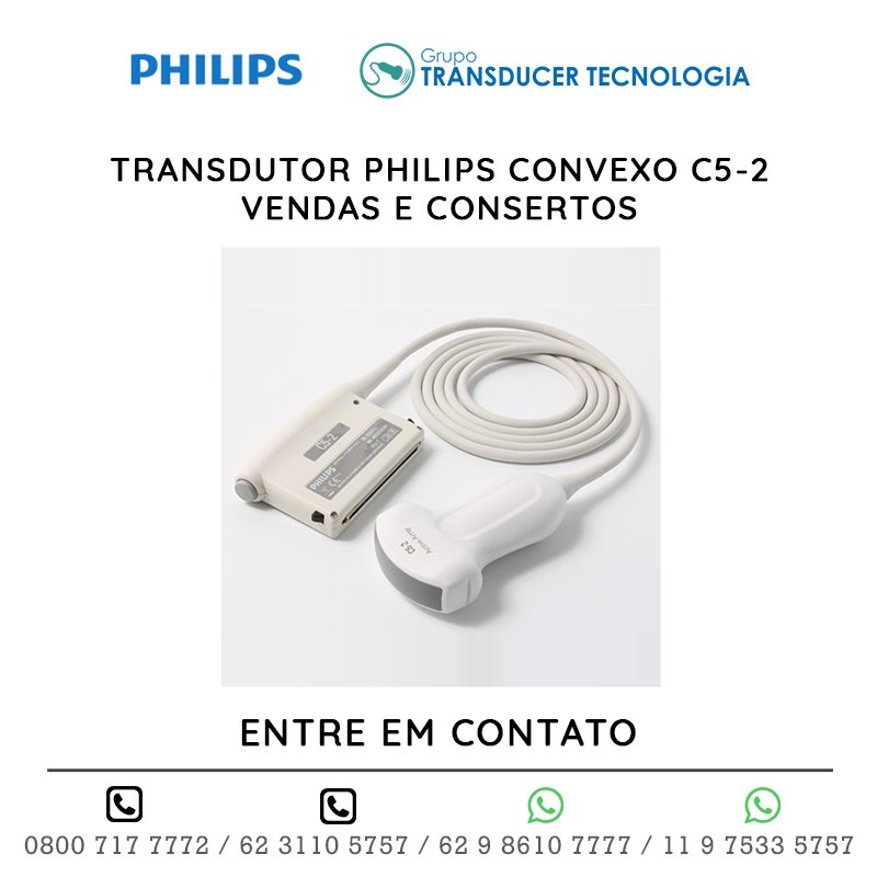 TRANSDUTOR PHILIPS CONVEXO C5 2 - VENDAS E CONSERTOS