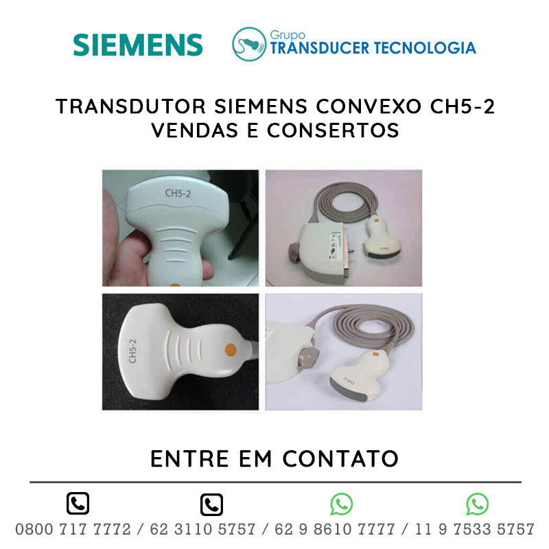 TRANSDUTOR SIEMENS CONVEXO CH5 2 - VENDAS E CONSERTOS