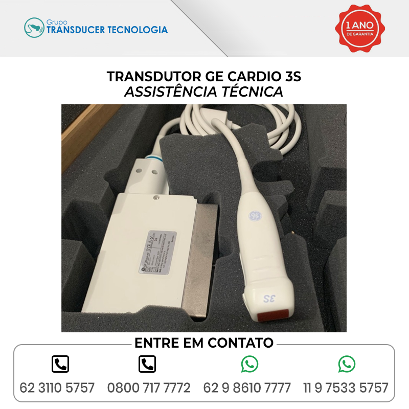 ASSISTENCIA TECNICA TRANSDUTOR GE CARDIO 3S