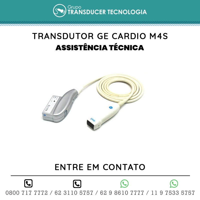 ASSISTENCIA TECNICA TRANSDUTOR GE CARDIO M4S
