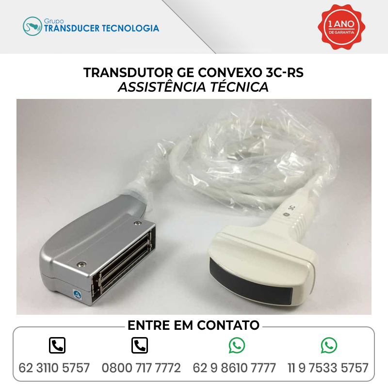 ASSISTENCIA TECNICA TRANSDUTOR GE CONVEXO 3C RS