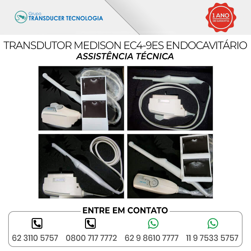 ASSISTENCIA TECNICA TRANSDUTOR MEDISON EC4 9ES ENDOCAVITARIO