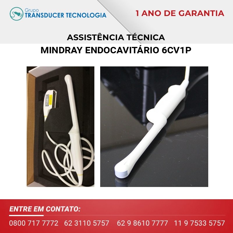 ASSISTENCIA TECNICA TRANSDUTOR MINDRAY ENDOCAVITARIO 6CV1P
