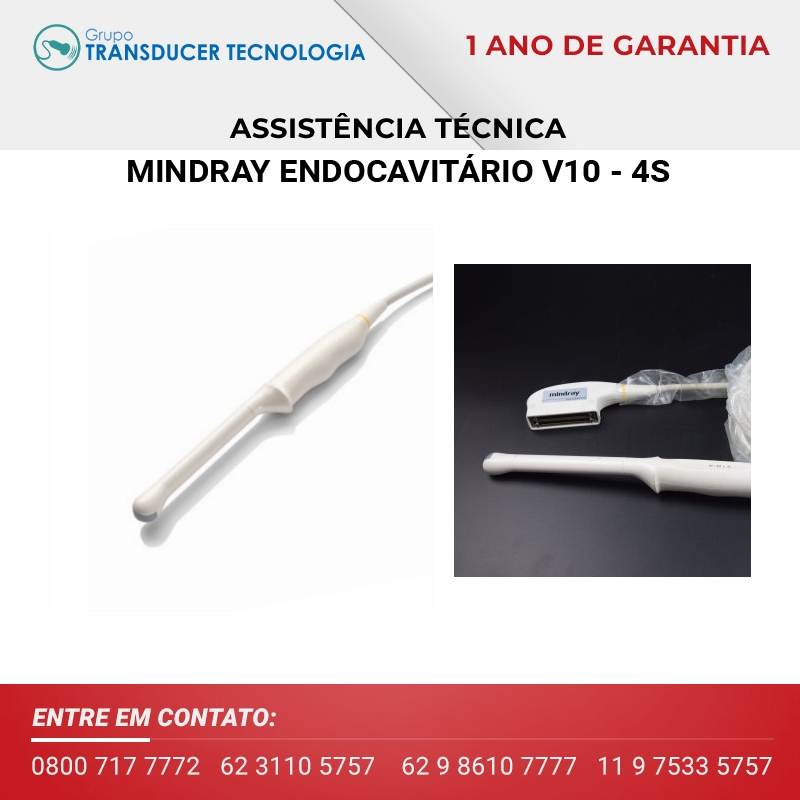 ASSISTENCIA TECNICA TRANSDUTOR MINDRAY ENDOCAVITARIO V10 4S