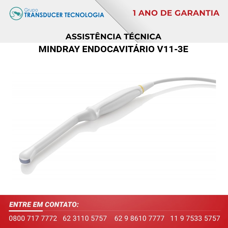 ASSISTENCIA TECNICA TRANSDUTOR MINDRAY ENDOCAVITARIO V11 3E