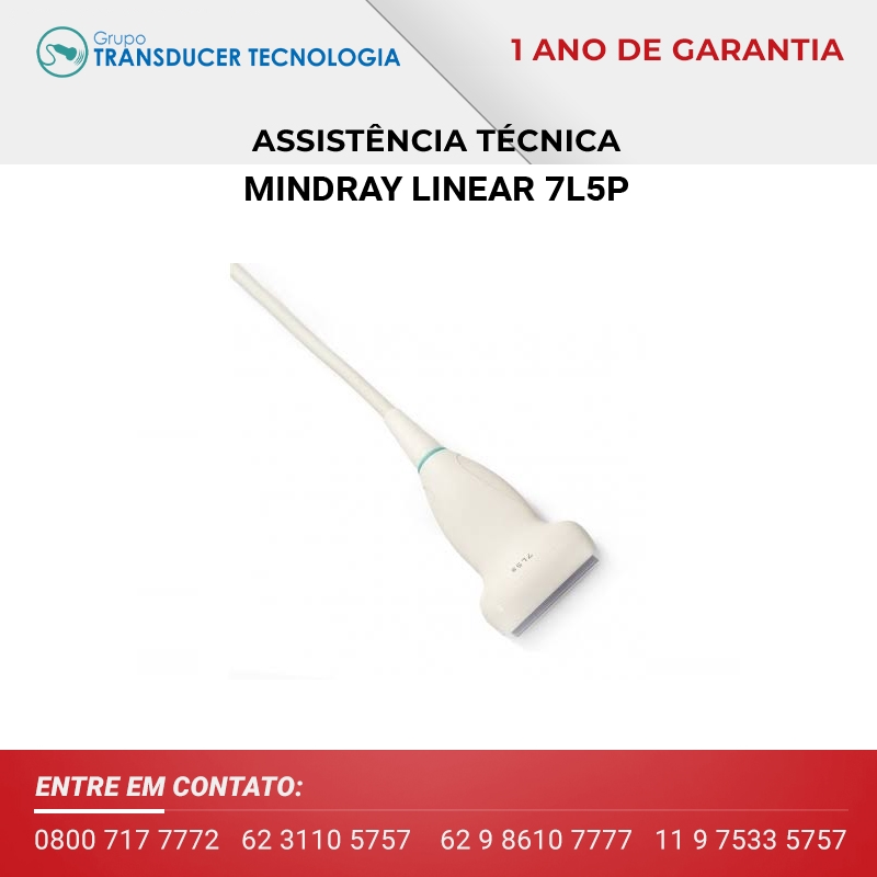 ASSISTENCIA TECNICA TRANSDUTOR MINDRAY LINEAR 7L5P