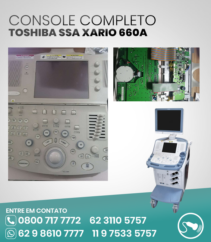 CONSOLE ULTRASSOM TOSHIBA SSA XARIO 660A