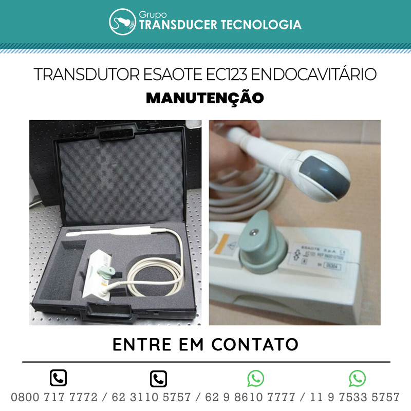 MANUTENCAO TRANSDUTOR ESAOTE EC123 ENDOCAVITARIO