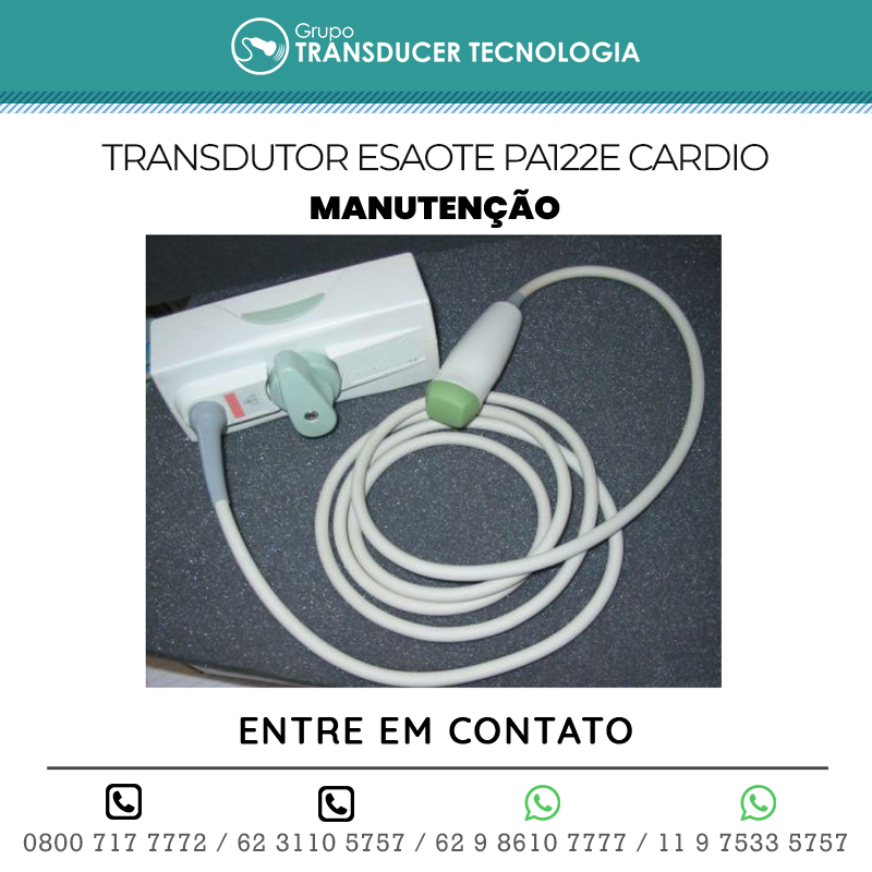 MANUTENCAO TRANSDUTOR ESAOTE PA122E CARDIO