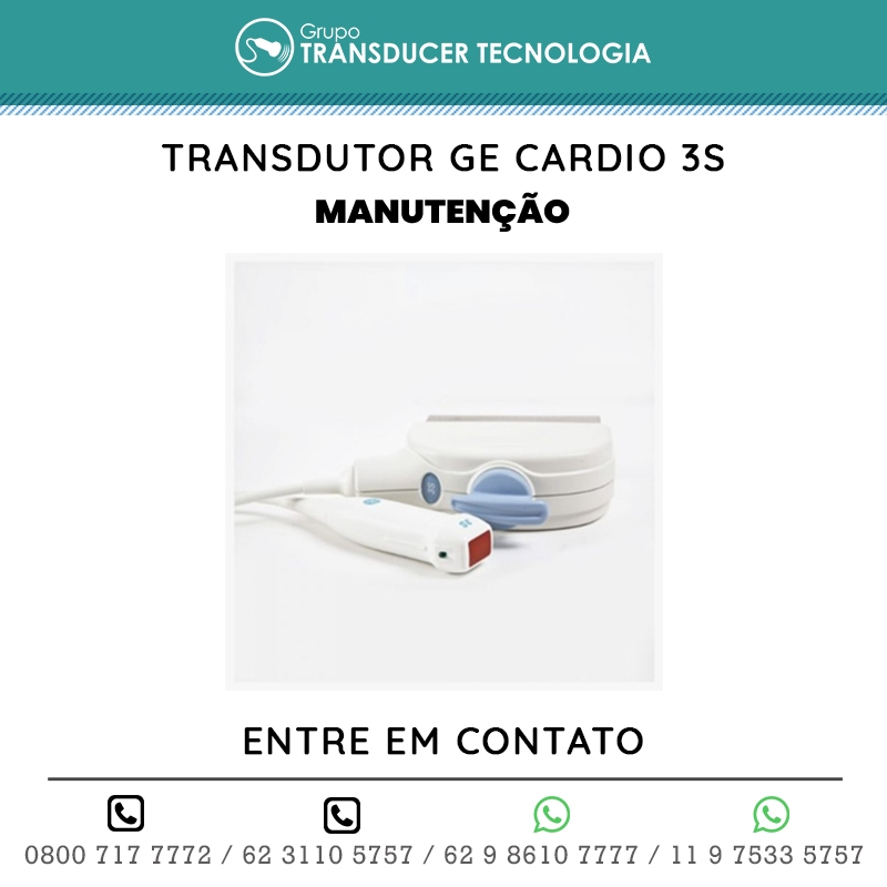 MANUTENCAO TRANSDUTOR GE CARDIO 3S