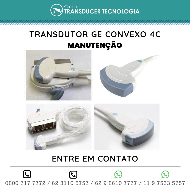 MANUTENCAO TRANSDUTOR GE CONVEXO 4C