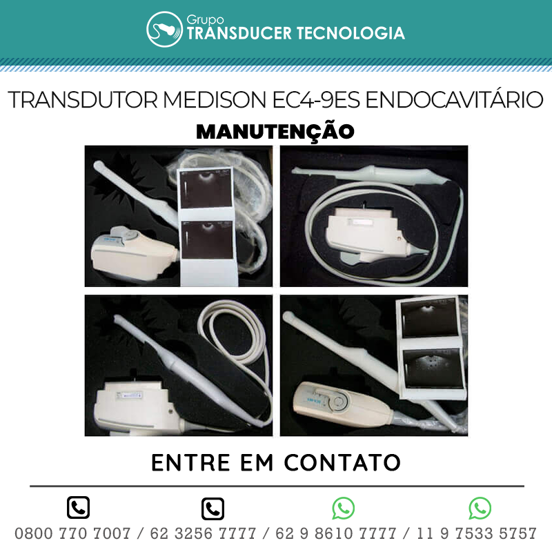 MANUTENCAO TRANSDUTOR MEDISON EC4 9ES ENDOCAVITARIO