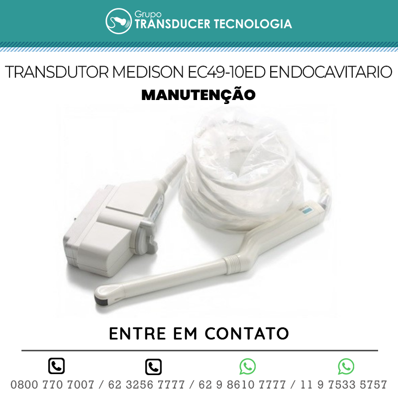 MANUTENCAO TRANSDUTOR MEDISON EC49 10ED ENDOCAVITARIO