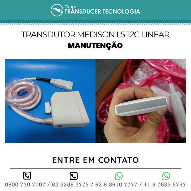 MANUTENCAO TRANSDUTOR MEDISON L5 12C LINEAR
