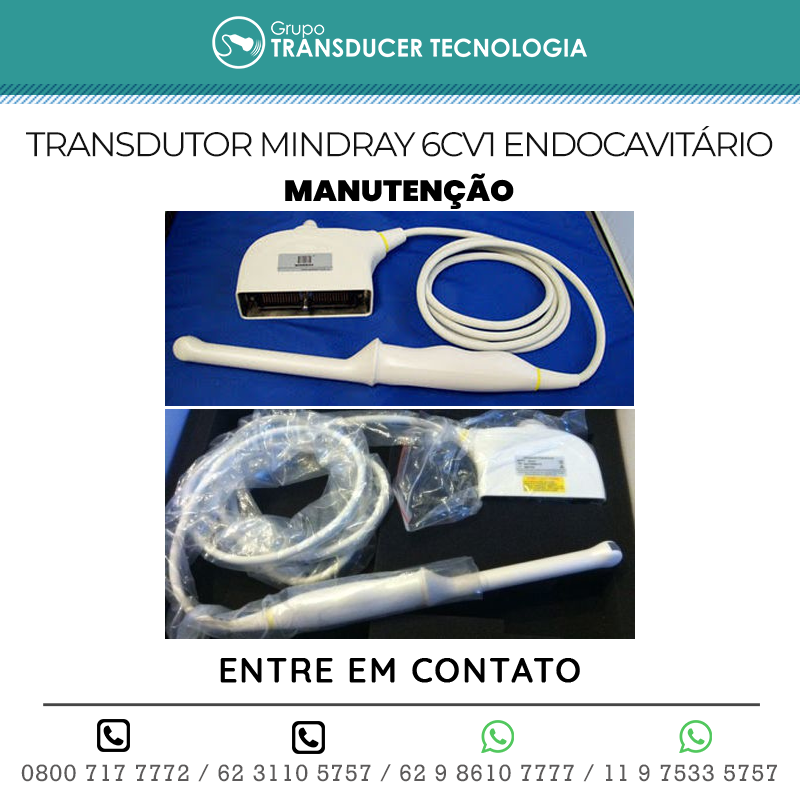 MANUTENCAO TRANSDUTOR MINDRAY 6CV1 ENDOCAVITARIO