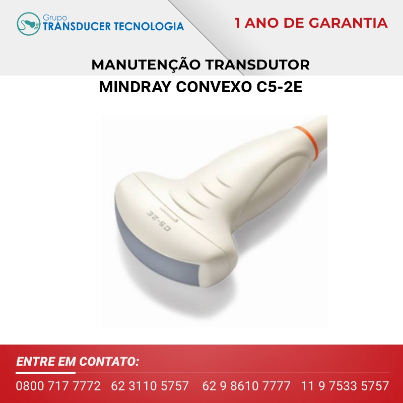 MANUTENCAO TRANSDUTOR MINDRAY CONVEXO C5 2E