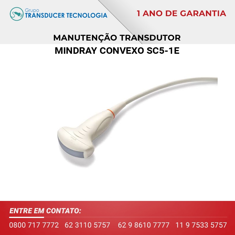 MANUTENCAO TRANSDUTOR MINDRAY CONVEXO SC5 1E