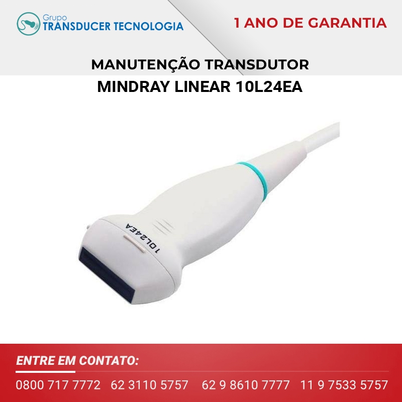 MANUTENCAO TRANSDUTOR MINDRAY LINEAR 10L24EA