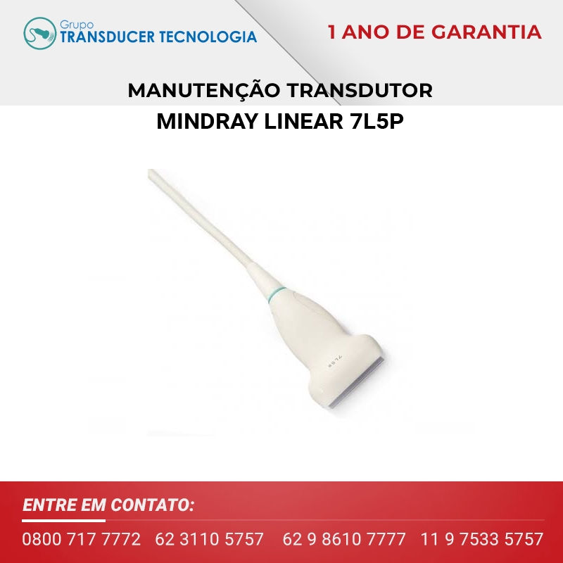 MANUTENCAO TRANSDUTOR MINDRAY LINEAR 7L5P
