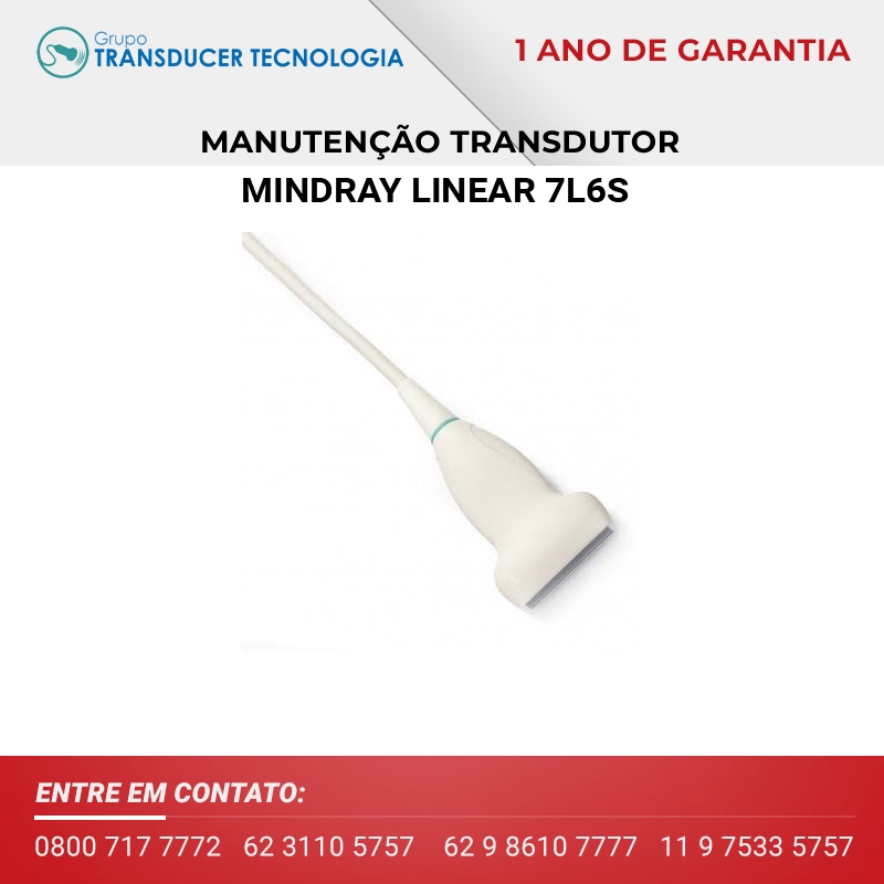 MANUTENCAO TRANSDUTOR MINDRAY LINEAR 7L6S