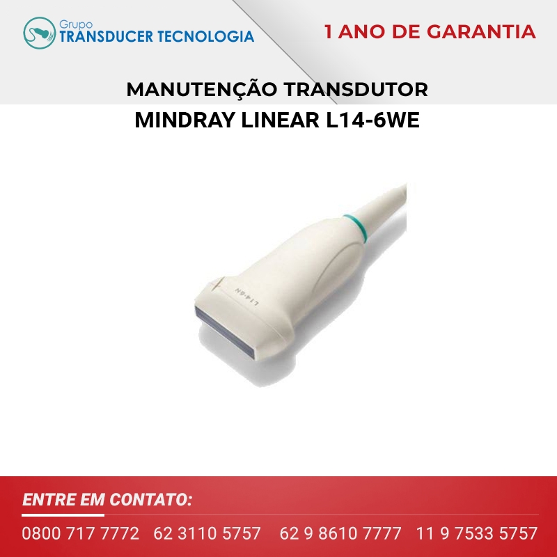 MANUTENCAO TRANSDUTOR MINDRAY LINEAR L14 6NE