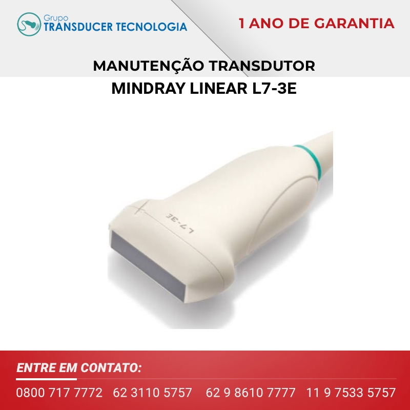 MANUTENCAO TRANSDUTOR MINDRAY LINEAR L7 3E