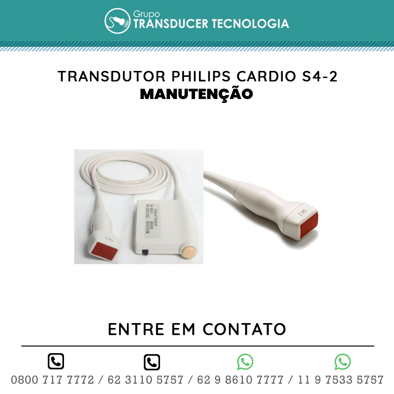 MANUTENCAO TRANSDUTOR PHILIPS CARDIO S4 2