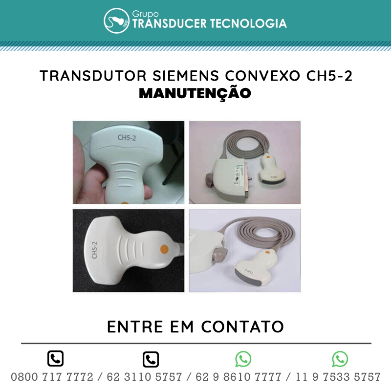 MANUTENCAO TRANSDUTOR SIEMENS CONVEXO CH5 2