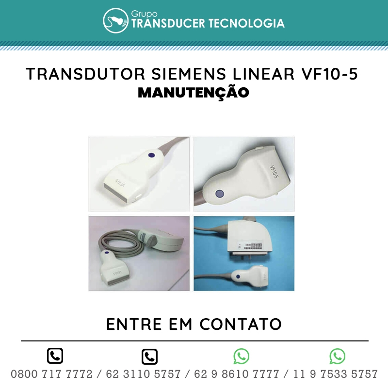 MANUTENCAO TRANSDUTOR SIEMENS LINEAR VF10 5