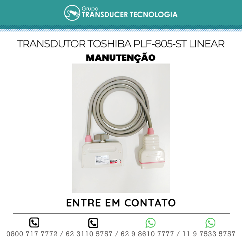 MANUTENCAO TRANSDUTOR TOSHIBA PLF 805ST LINEAR