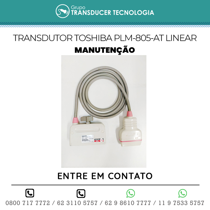 MANUTENCAO TRANSDUTOR TOSHIBA PLM 805AT LINEAR