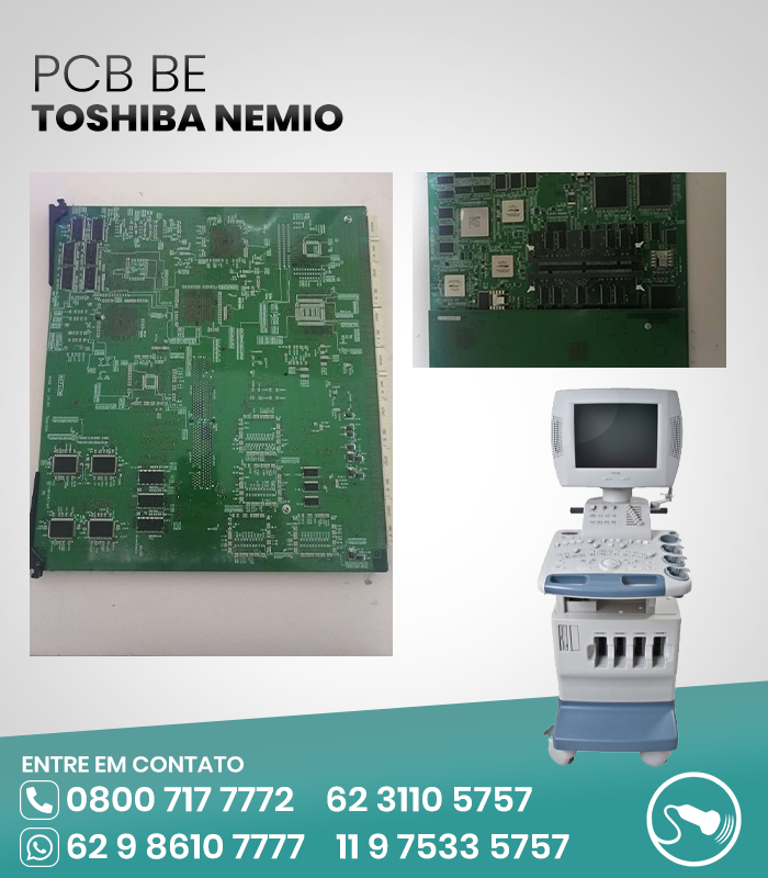 PCB BE ULTRASSOM TOSHIBA NEMIO