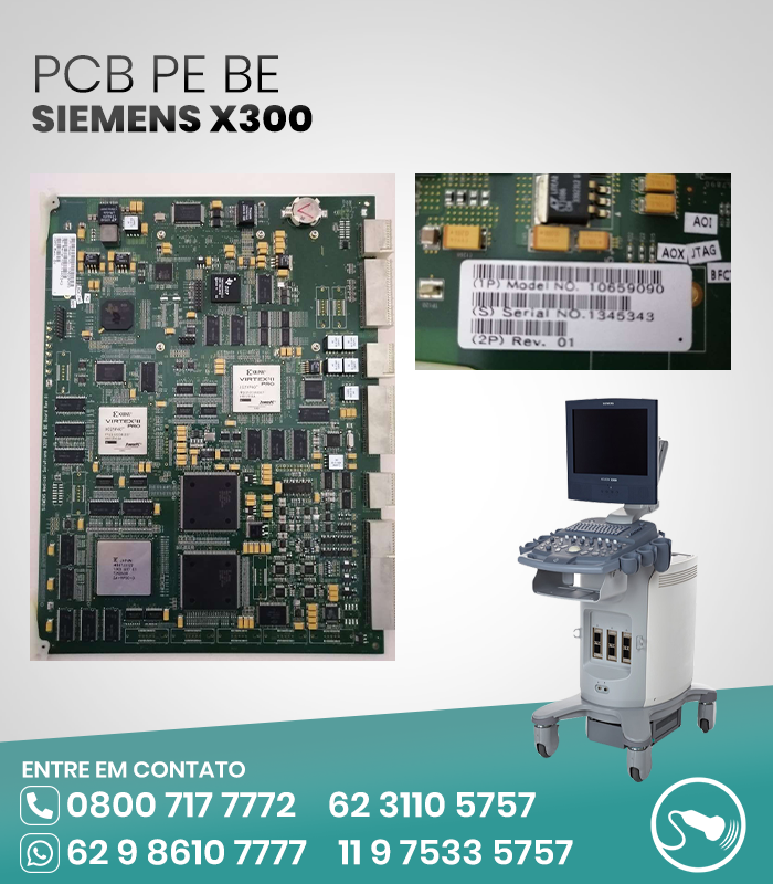 PCB PE BE ULTRASSOM SIEMENS X300