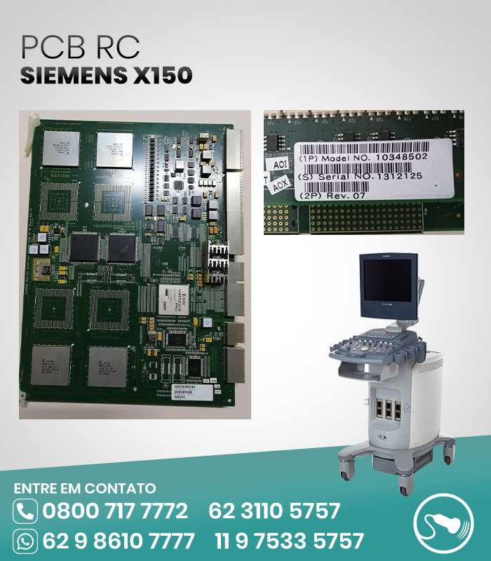 PCB RC ULTRASSOM SIEMENS X150