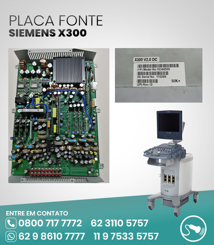 PLACA FONTE SIEMENS X300