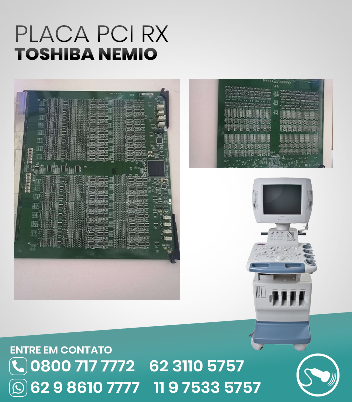 PLACA PCI RX ULTRASSOM TOSHIBA NEMIO