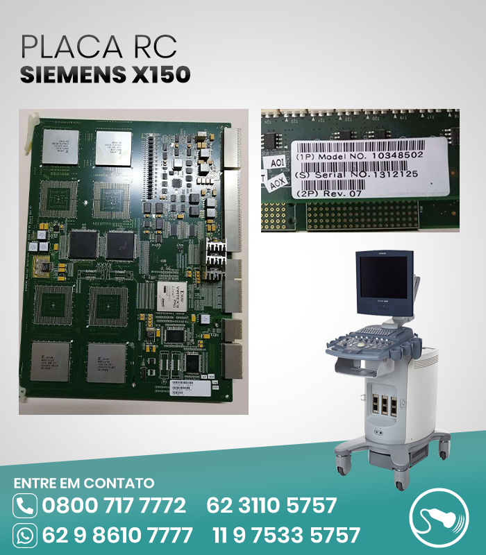 PLACA RC ULTRASSOM SIEMENS X150