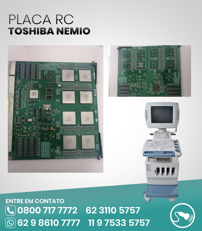 PLACA RC ULTRASSOM TOSHIBA NEMIO