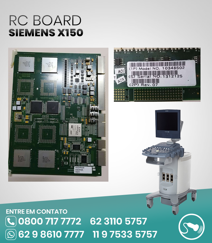 RC BOARD ULTRASSOM SIEMENS X150