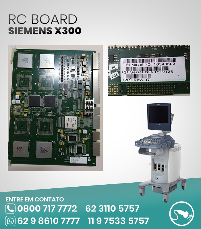 RC BOARD ULTRASSOM SIEMENS X300