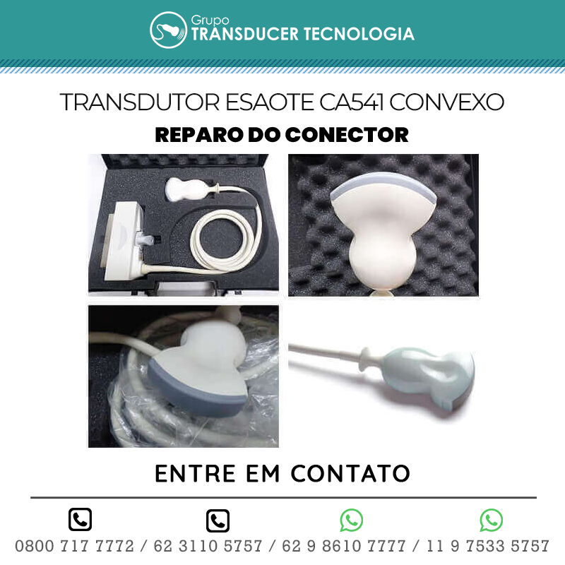 REPARO DO CONECTOR TRANSDUTOR ESAOTE CA541 CONVEXO