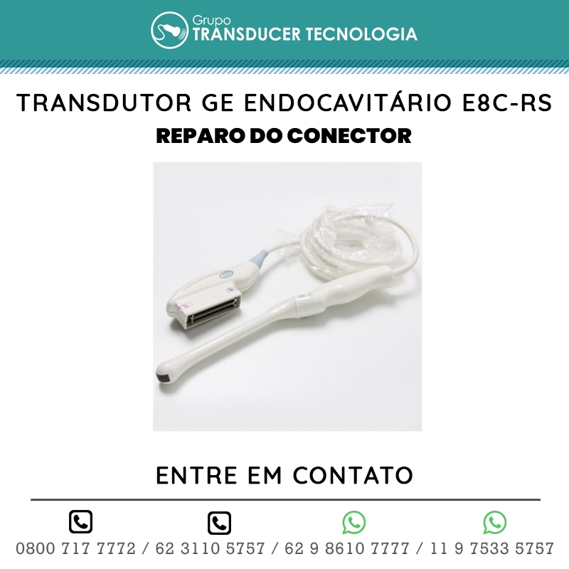 REPARO DO CONECTOR TRANSDUTOR GE ENDOCAVITARIO E8C RS