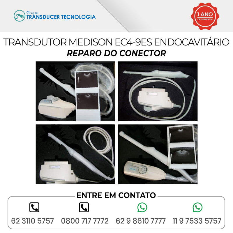 REPARO DO CONECTOR TRANSDUTOR MEDISON EC4 9ES ENDOCAVITARIO