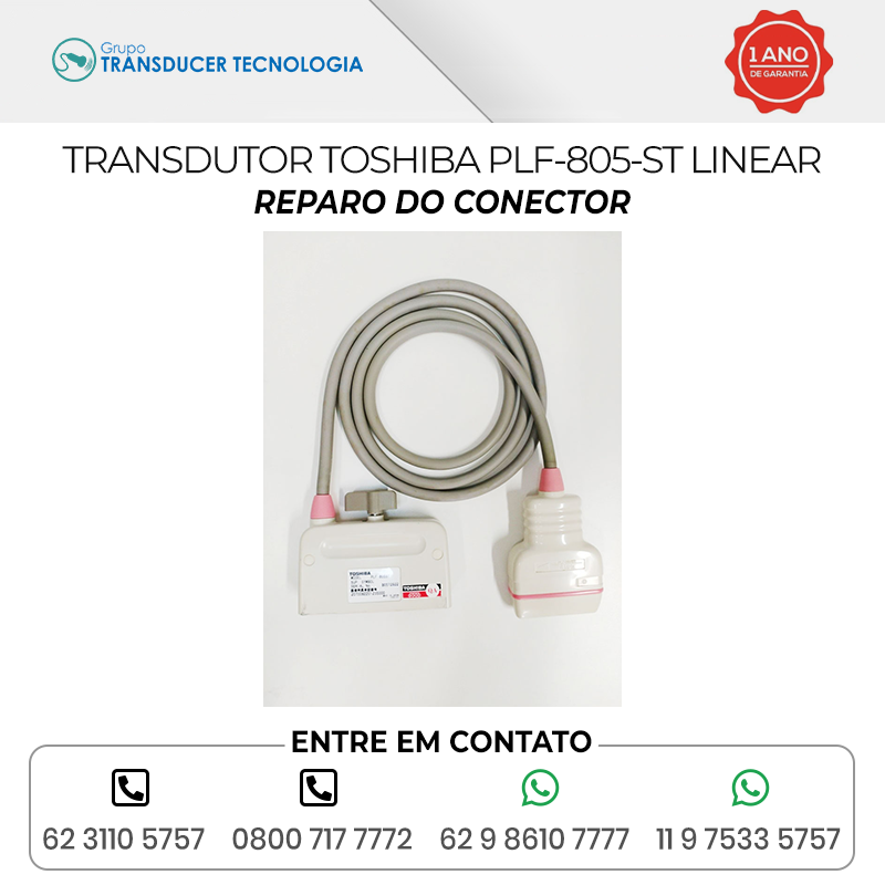 REPARO DO CONECTOR TRANSDUTOR TOSHIBA PLF 805ST LINEAR